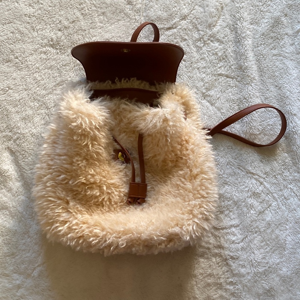 Forever21 Fuzzy Tote Backpack